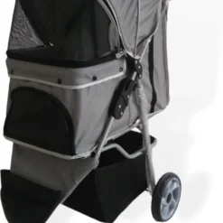 Hondenbuggy 3 Wieler Grijs Voor Hondjes Tot Ca. 12KG