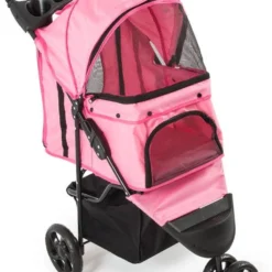 Hondenbuggy 3 Wieler Roze Voor Hondjes Tot Ca. 12KG