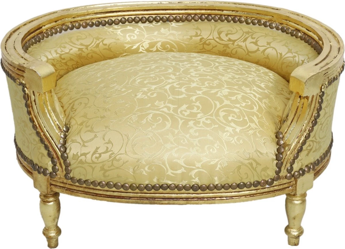 Hondenmand Barok Goud-goud 1 Hondenmand Barok Goud-goud