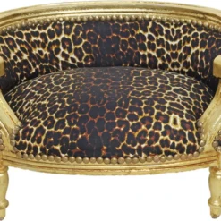 Hondenmand Barok Goud Panter