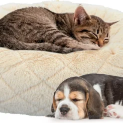 Maxxpro Hondenmand/ Kattenmand – Kussen – Wasbaar – Ø46cm – Beige