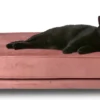Maxxpro Katten- En Hondenbank – Roze – Verhoogd Met Houten Poten – Fluweel Materiaal – 90 X 44 X 34 CM – Huisdieren Tot 80 KG
