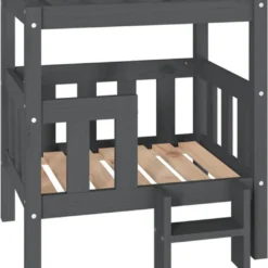 VidaXL Hondenmand 65.5x43x70 Cm Massief Grenenhout Grijs