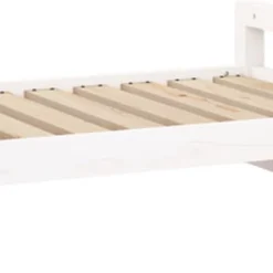 VidaXL Hondenmand 75.5×55.5×28 Cm Massief Grenenhout Wit