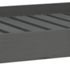 VidaXL Hondenmand 91.5x64x9 Cm Massief Grenenhout Grijs