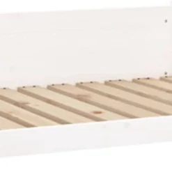 VidaXL Hondenmand 95.5×65.5×28 Cm Massief Grenenhout Wit