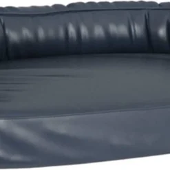 VidaXL Hondenmand Ergonomisch Schuim 60×42 Cm Kunstleer Donkerblauw