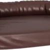 VidaXL Hondenmand Met Ergonomisch Schuim 75×53 Cm Kunstleer Bruin
